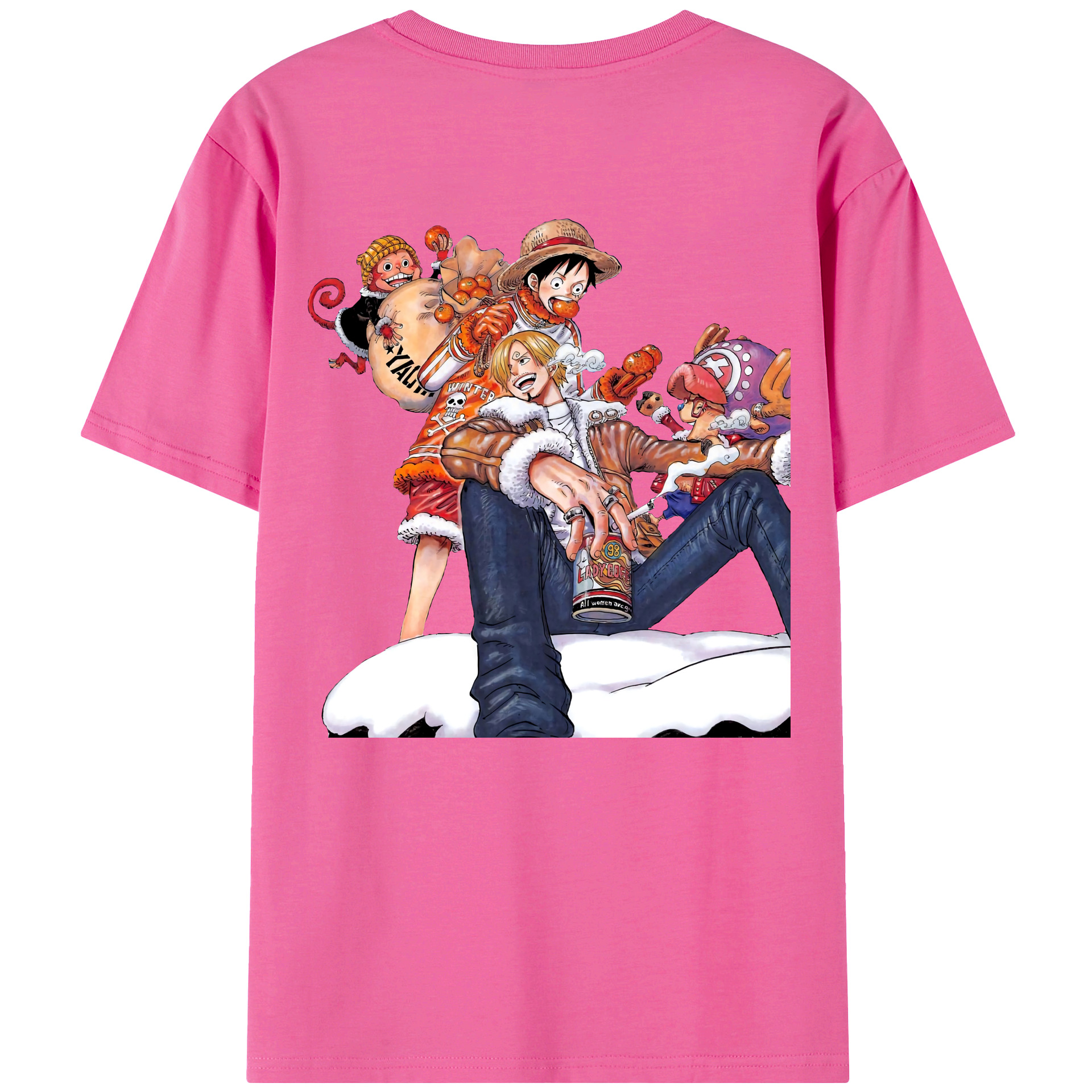 （画像用） ワンピース サンジ ONE PIECE Sanji レディース半袖Tシャツ(バックプリント)